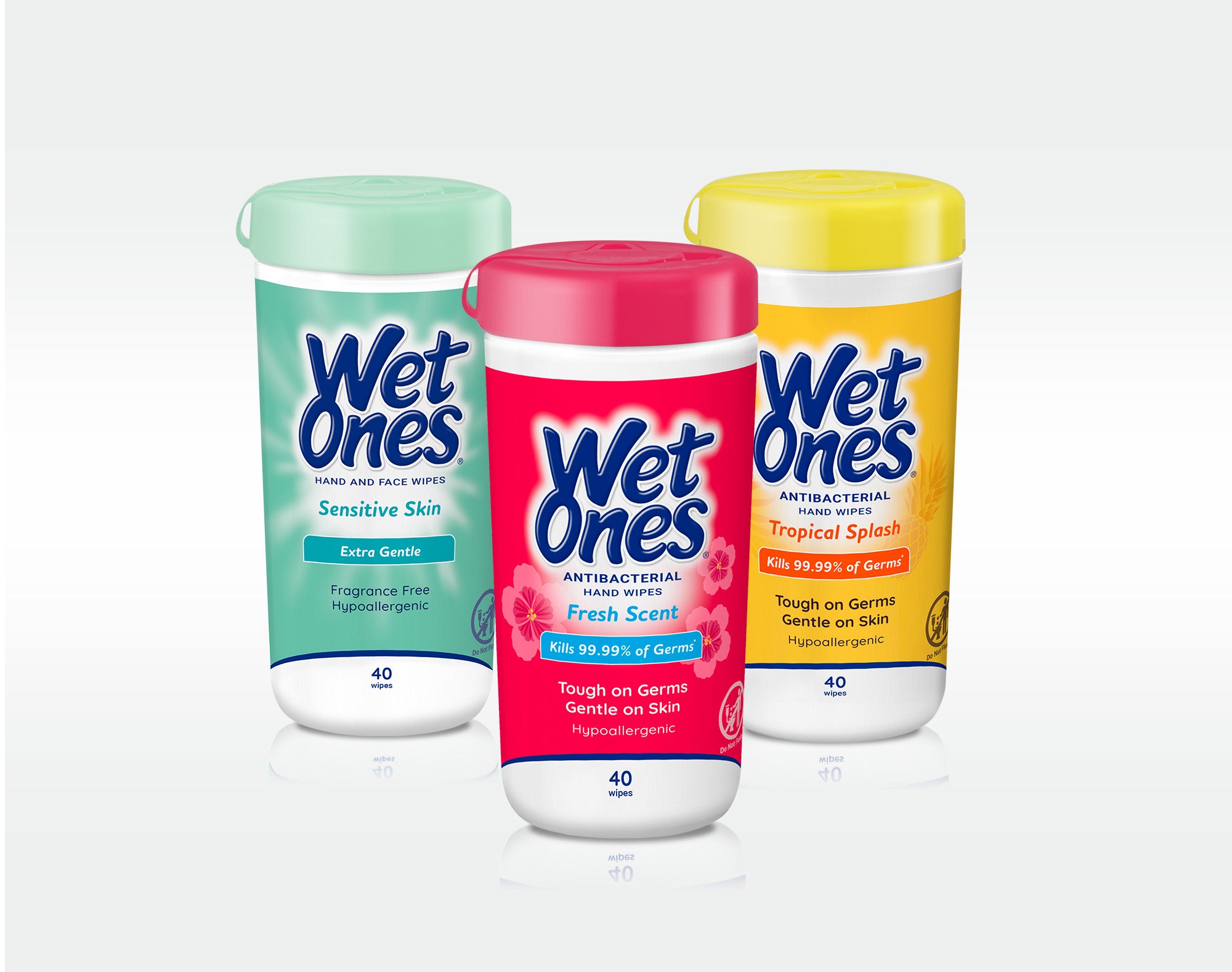 Wet Ones Antibacterial Hand Wipes Fresh Scent 40 Wipes