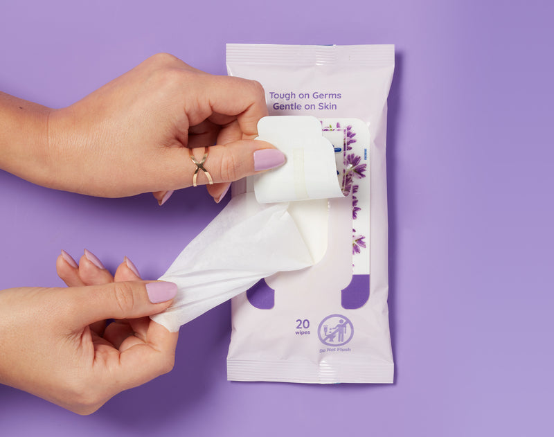 Antibacterial Wet Wipes Hands and Face Moisturizing Wipes with Aloe